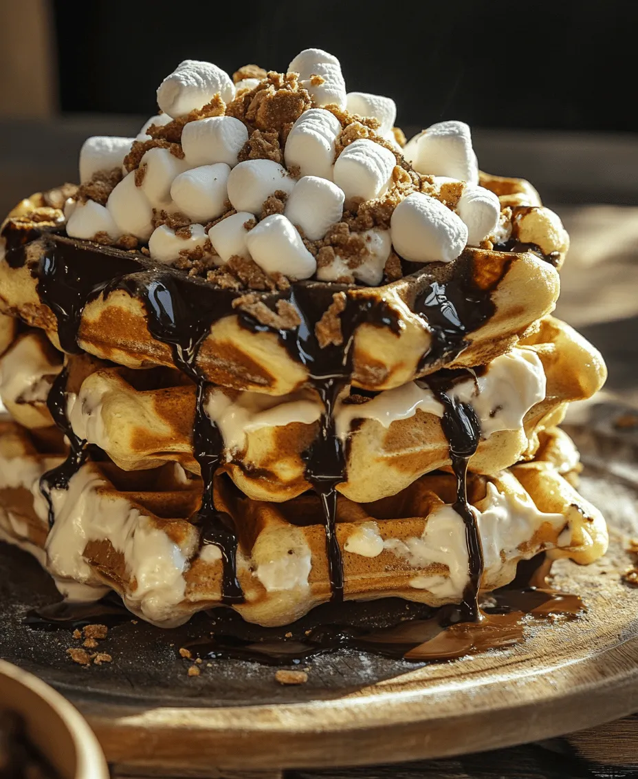 In recent years, breakfast has evolved from a simple meal into a delightful culinary experience that many people look forward to every day. No longer just a quick bite to fuel up for the day ahead, breakfast is becoming an opportunity to indulge in sweet flavors and joyful memories. One such indulgence that perfectly captures this essence is the S’mores Waffles. This innovative dish combines the nostalgic flavors of classic s’mores—think melted chocolate, gooey marshmallows, and crunchy graham crackers—with the beloved breakfast staple of waffles.