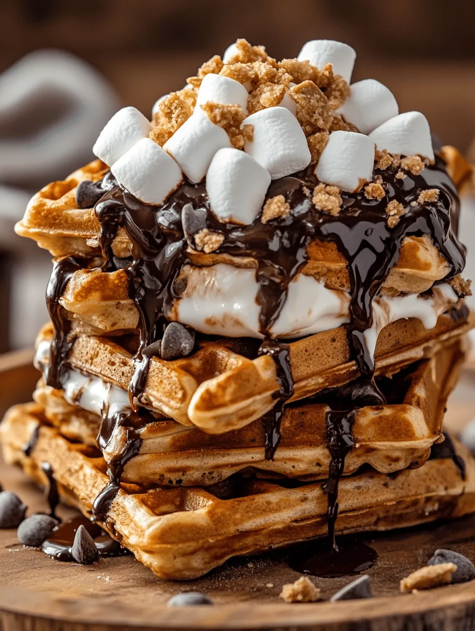 In recent years, breakfast has evolved from a simple meal into a delightful culinary experience that many people look forward to every day. No longer just a quick bite to fuel up for the day ahead, breakfast is becoming an opportunity to indulge in sweet flavors and joyful memories. One such indulgence that perfectly captures this essence is the S’mores Waffles. This innovative dish combines the nostalgic flavors of classic s’mores—think melted chocolate, gooey marshmallows, and crunchy graham crackers—with the beloved breakfast staple of waffles.