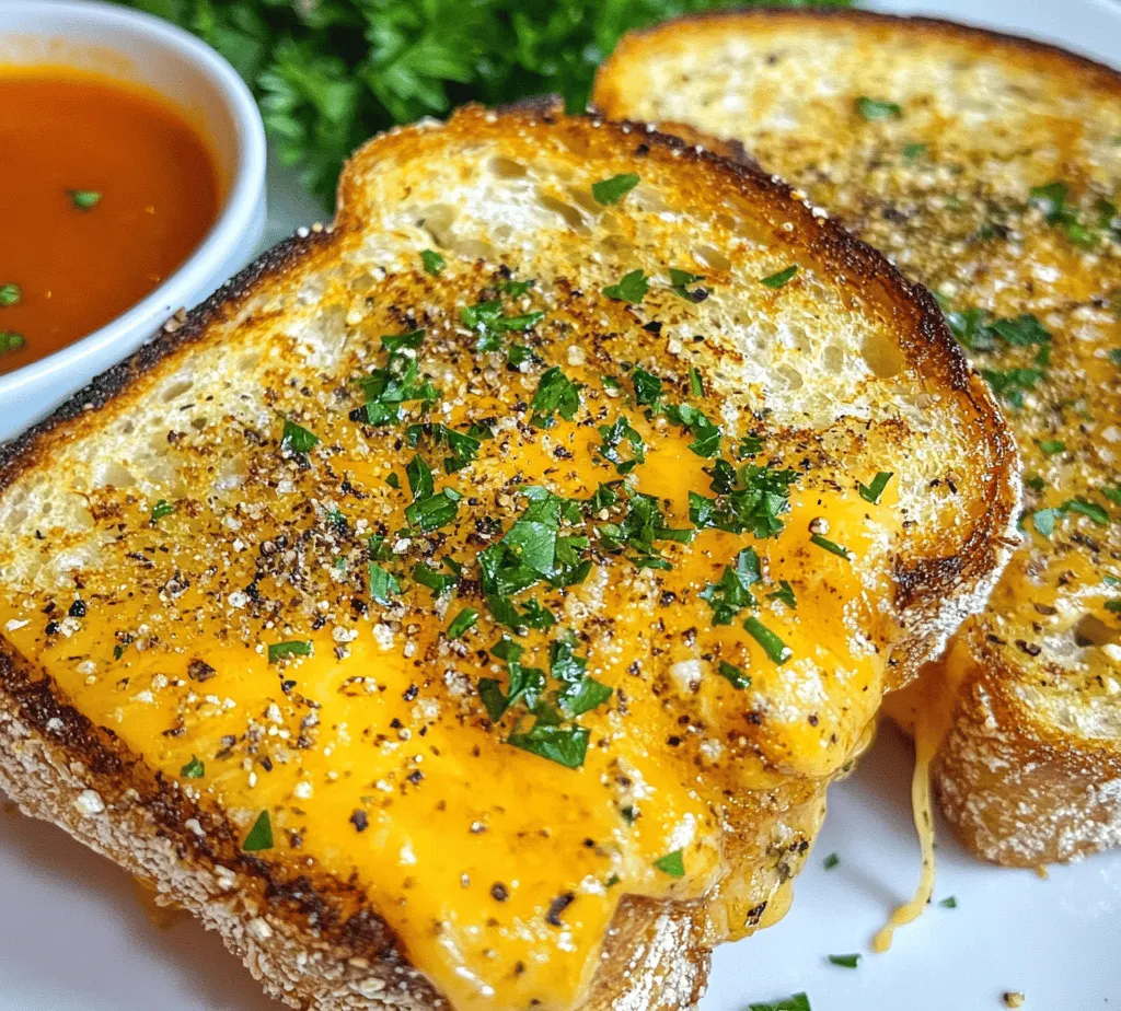 The first step in this recipe is preparing the garlic bread, which can be done using either store-bought or homemade garlic bread.