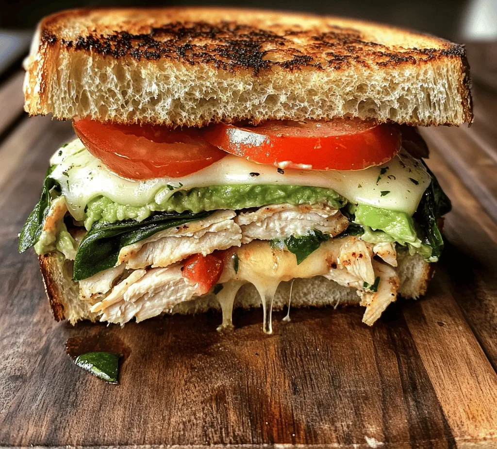 If you're on the lookout for a delicious and nutritious option for lunch or a quick dinner, the Chicken Avocado Melt Sandwich is an irresistible choice. This sandwich not only satisfies your taste buds but also nourishes your body with wholesome ingredients. Picture this: tender, shredded chicken nestled between slices of crusty bread, topped with creamy avocado, fresh vegetables, and gooey melted cheese. It's a flavor explosion that is as comforting as it is fulfilling.