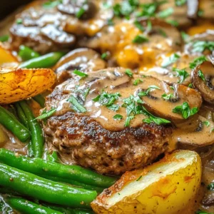 Comfort food holds a special place in our hearts, and few dishes resonate with that sentiment quite like the Hearty Amish Hamburger Steak Bake. This delightful dish has its roots in the Amish culinary tradition, emphasizing simple, wholesome ingredients that come together to create a satisfying meal. The Amish community is renowned for its rich farming heritage and strong family values, and this recipe reflects both aspects beautifully. It is not only a testament to their cooking style but also a celebration of gathering around the dinner table to enjoy a hearty meal with loved ones.