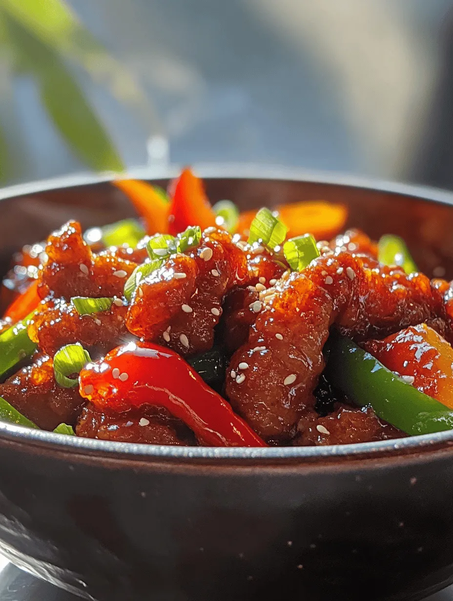 Crispy Chilli Beef Delight is a sensational dish that stands out in the realm of Asian-inspired cuisine. Known for its mouthwatering combination of textures and flavors, this recipe features tender beef strips coated in a crunchy layer, enveloped in a vibrant medley of vegetables, and enhanced with a sweet and spicy chili sauce. This dish appeals to a wide array of palates, making it an excellent choice for family dinners, gatherings, or even a quick weeknight meal.