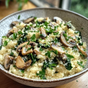 In recent years, the demand for nutritious, low-carb meals has surged as more people recognize the importance of maintaining a balanced diet while managing carbohydrate intake. Among the many options available, one dish that stands out for its flavor and health benefits is Savory Low Carb Mushroom & Spinach Cauliflower Rice. This delightful recipe not only caters to those following ketogenic or low-carb diets but also provides a satisfying and nutrient-dense alternative to traditional rice dishes. Whether enjoyed as a side dish or a wholesome main course, this dish is sure to please both your palate and your health goals.