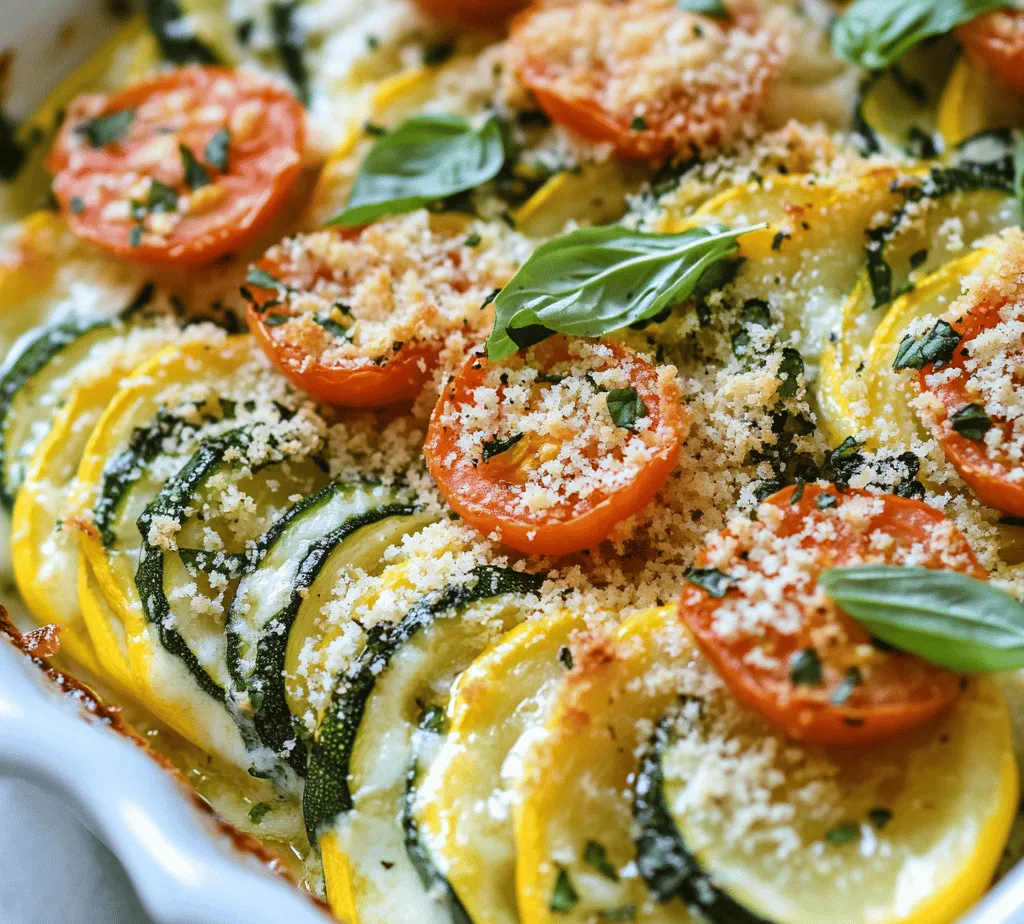 The foundation of any great casserole is its ingredients. For the Zesty Zucchini & Squash Casserole, we focus on a selection of fresh, wholesome components that not only enhance the dish’s flavor but also provide numerous health benefits.