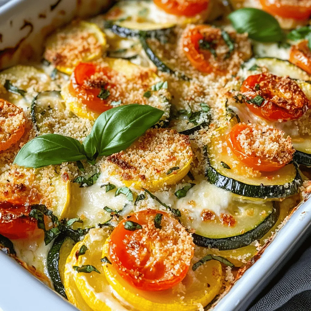 The foundation of any great casserole is its ingredients. For the Zesty Zucchini & Squash Casserole, we focus on a selection of fresh, wholesome components that not only enhance the dish’s flavor but also provide numerous health benefits.