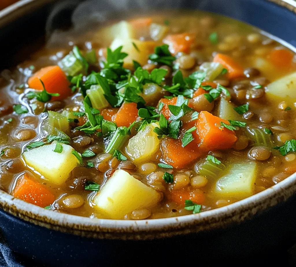 When the temperatures begin to drop and the days become shorter, there’s nothing quite like a warm bowl of soup to comfort the soul. Among the myriad of options available, lentils and potatoes stand out as staples in comfort food — they are not only filling but also packed with nutrients, making them ideal for a wholesome meal. Lentils, with their rich, earthy flavor and protein-packed profile, combined with the creamy texture of potatoes, create the perfect base for a heartwarming dish.