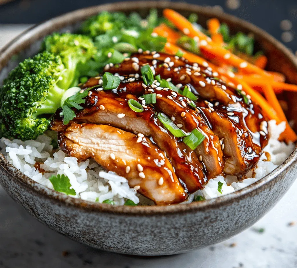 Sticky Chicken Rice Bowls have surged in popularity, captivating food lovers with their harmonious blend of flavors and textures. This dish, which combines tender chicken thighs with fluffy jasmine rice, is a delightful fusion that showcases savory, sweet, and slightly spicy elements. The result is a meal that not only satisfies hunger but also tantalizes the taste buds.