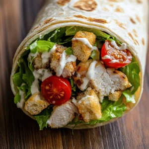 In today’s fast-paced world, finding a meal that is both delicious and convenient can often feel like a daunting task. Enter the Crunchy Chicken Caesar Wrap—a delightful combination of flavors and textures that can be enjoyed as a satisfying lunch, a light dinner, or even a quick snack. This wrap not only embraces the classic flavors of a Caesar salad but also transforms them into a portable meal that’s perfect for busy individuals and families on the go.