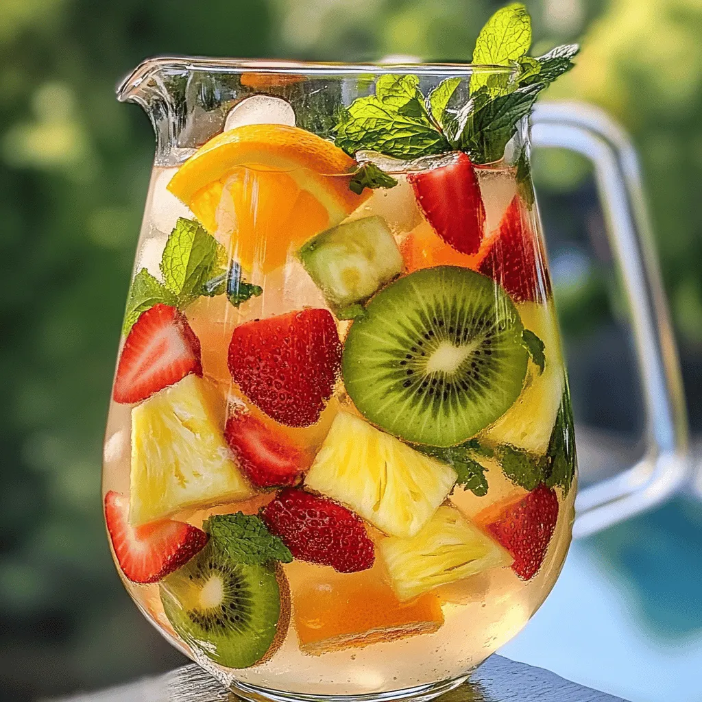 As the sun shines brighter and the temperatures rise, there's nothing quite like a refreshing beverage to bring a taste of the tropics to your gatherings. The Tropical Pina Colada Sangria is the perfect concoction that captures the essence of a beach vacation in a glass. This delightful drink combines the classic sangria tradition with the vibrant flavors of coconut and pineapple, creating a refreshing experience that tantalizes your taste buds.