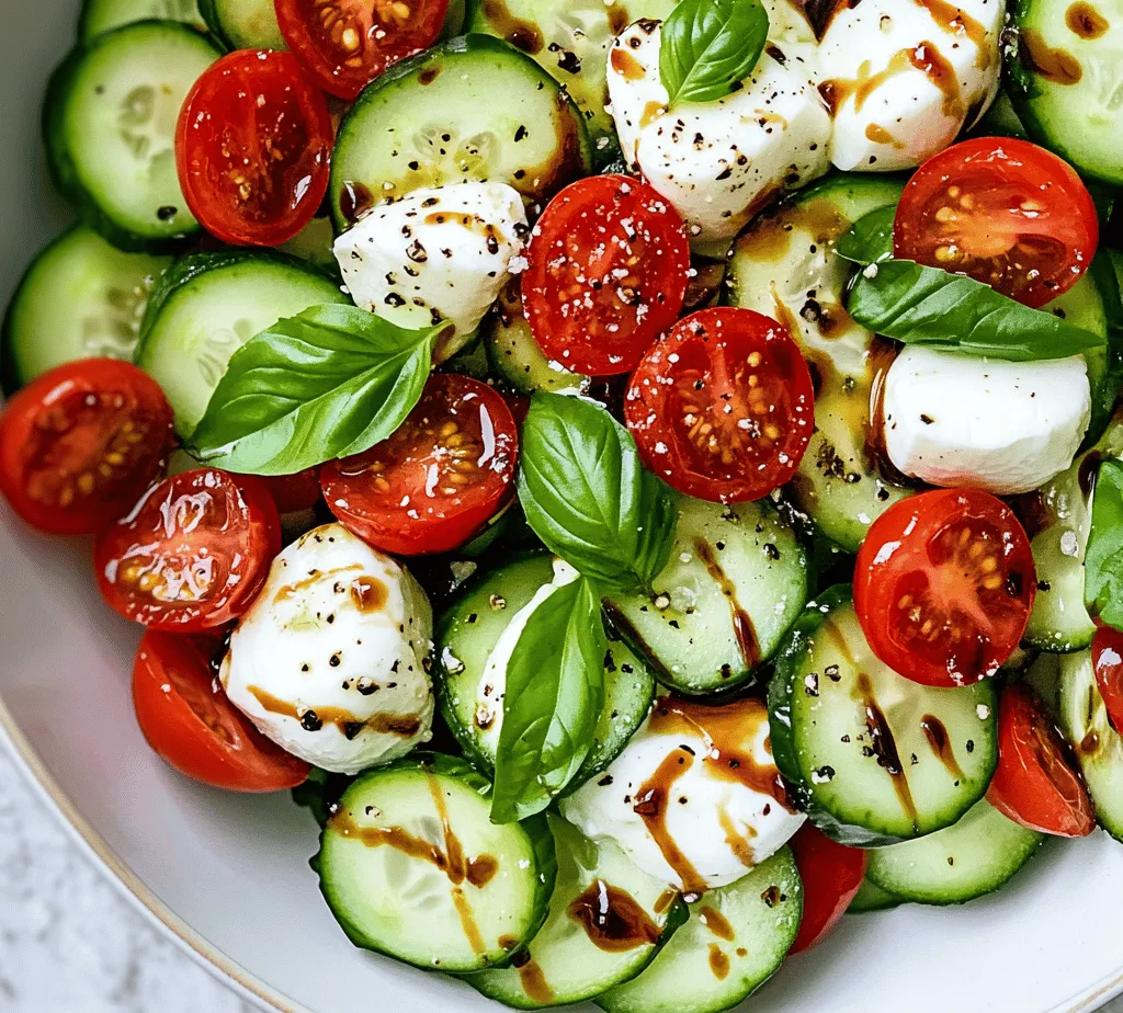 As the warm weather rolls in, our cravings shift from hearty comfort foods to light, refreshing salads that invigorate our taste buds. One such delightful creation is the Cucumber Caprese Salad, a vibrant dish that combines the freshness of cucumbers with the rich flavors of tomatoes and mozzarella. This salad not only tantalizes your palate but also offers numerous health benefits, thanks to its wholesome ingredients.