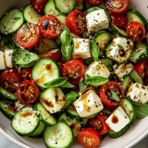As the warm weather rolls in, our cravings shift from hearty comfort foods to light, refreshing salads that invigorate our taste buds. One such delightful creation is the Cucumber Caprese Salad, a vibrant dish that combines the freshness of cucumbers with the rich flavors of tomatoes and mozzarella. This salad not only tantalizes your palate but also offers numerous health benefits, thanks to its wholesome ingredients.