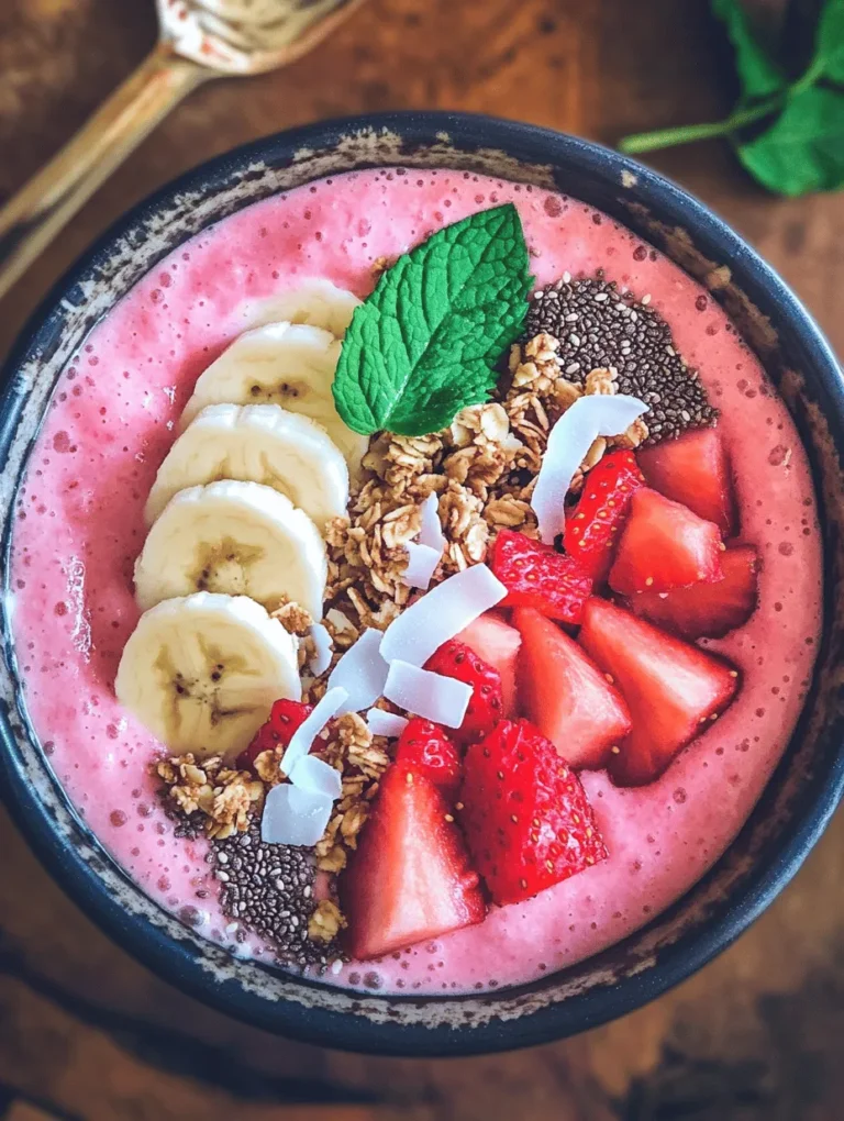 Smoothie bowls have taken the culinary world by storm, emerging as a beloved choice for breakfast, snacks, or even dessert. Their vibrant colors, creative toppings, and refreshing textures make them a delightful option for anyone looking to indulge in a healthy treat. Among the wide array of flavors and combinations available, a watermelon and strawberry smoothie bowl stands out for its refreshing nature and appealing sweetness. This recipe perfectly balances the hydrating qualities of watermelon with the luscious flavor of strawberries, creating a bowl that is not only a feast for the eyes but also a nourishing delight for the body.