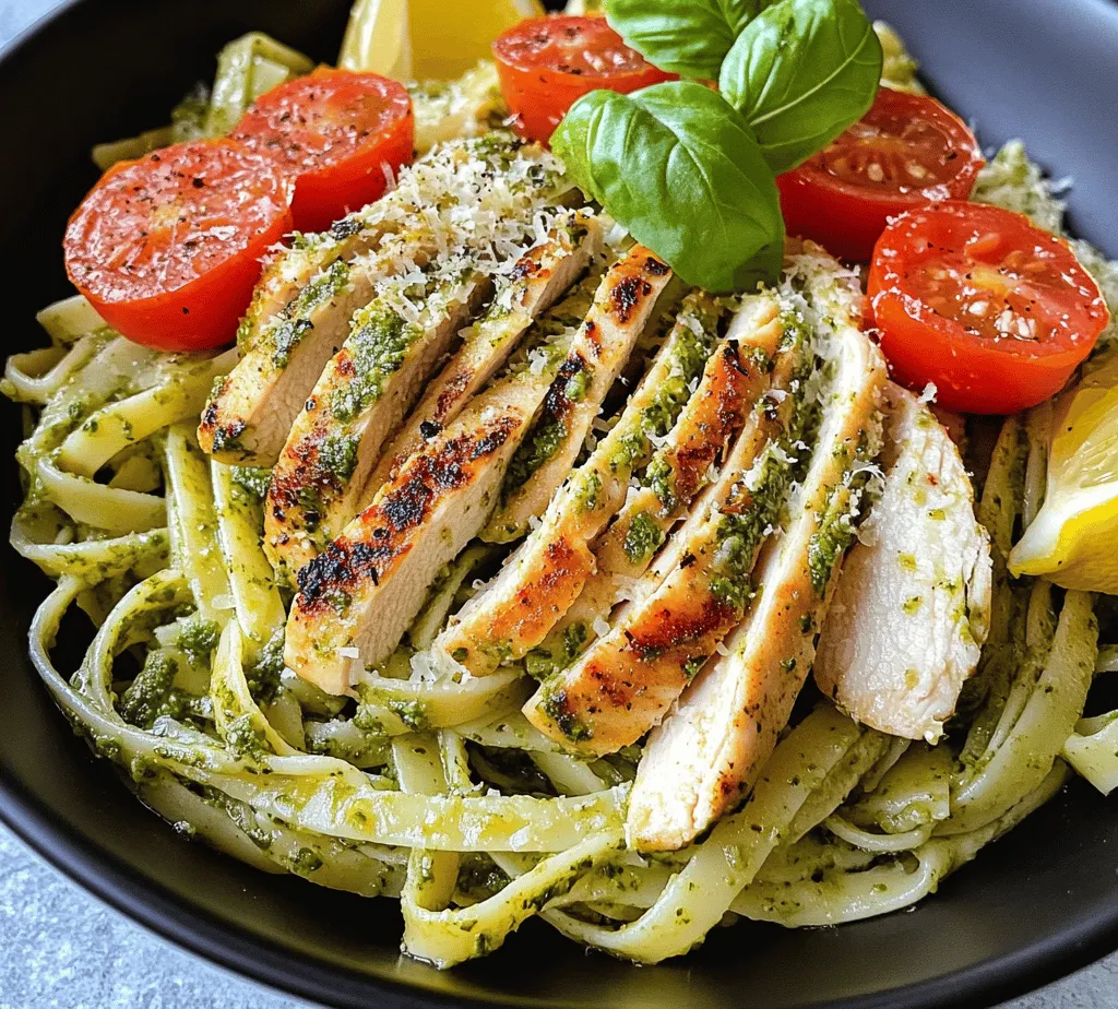 Pesto Pasta with Grilled Chicken is a delightful dish that brings together the vibrant flavors of fresh basil and the succulent taste of perfectly grilled chicken. This recipe is the epitome of culinary simplicity, making it an ideal choice for a quick weeknight dinner or a dish that impresses at family gatherings. Not only is it easy to prepare, but it is also packed with nutritional benefits, ensuring that you can enjoy a delicious meal without compromising your health goals.