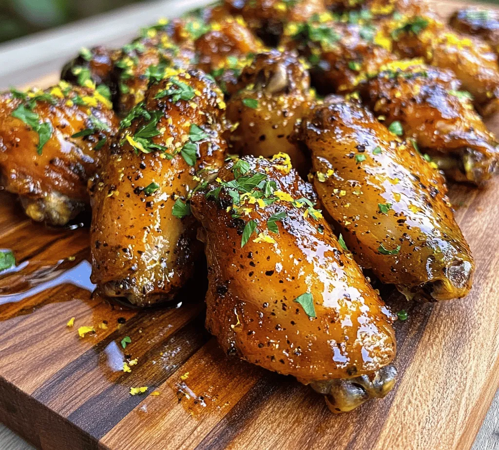 Chicken wings are more than just a dish; they are a culinary phenomenon that has captured the hearts of food enthusiasts across America and beyond. Known for their finger-licking goodness, chicken wings have become a staple at gatherings, game days, and casual get-togethers. Their versatility allows for a wide range of flavors, from spicy buffalo to tangy barbecue, appealing to various palates. Among the many delectable options, Zesty Honey Lemon Pepper Wings stand out with their unique flavor profile that combines the sweetness of honey with the zest of lemon and a kick of pepper.