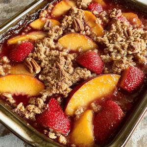 As the golden rays of summer dance through our windows, there's an undeniable joy that comes with the season—especially when it involves delightful desserts. Summer desserts are a celebration of fresh, vibrant flavors, and few treats can capture the essence of summer better than a Sunny Strawberry Peach Crisp. This delectable dessert combines the juicy sweetness of strawberries and peaches, creating a symphony of flavors that dance on your palate.