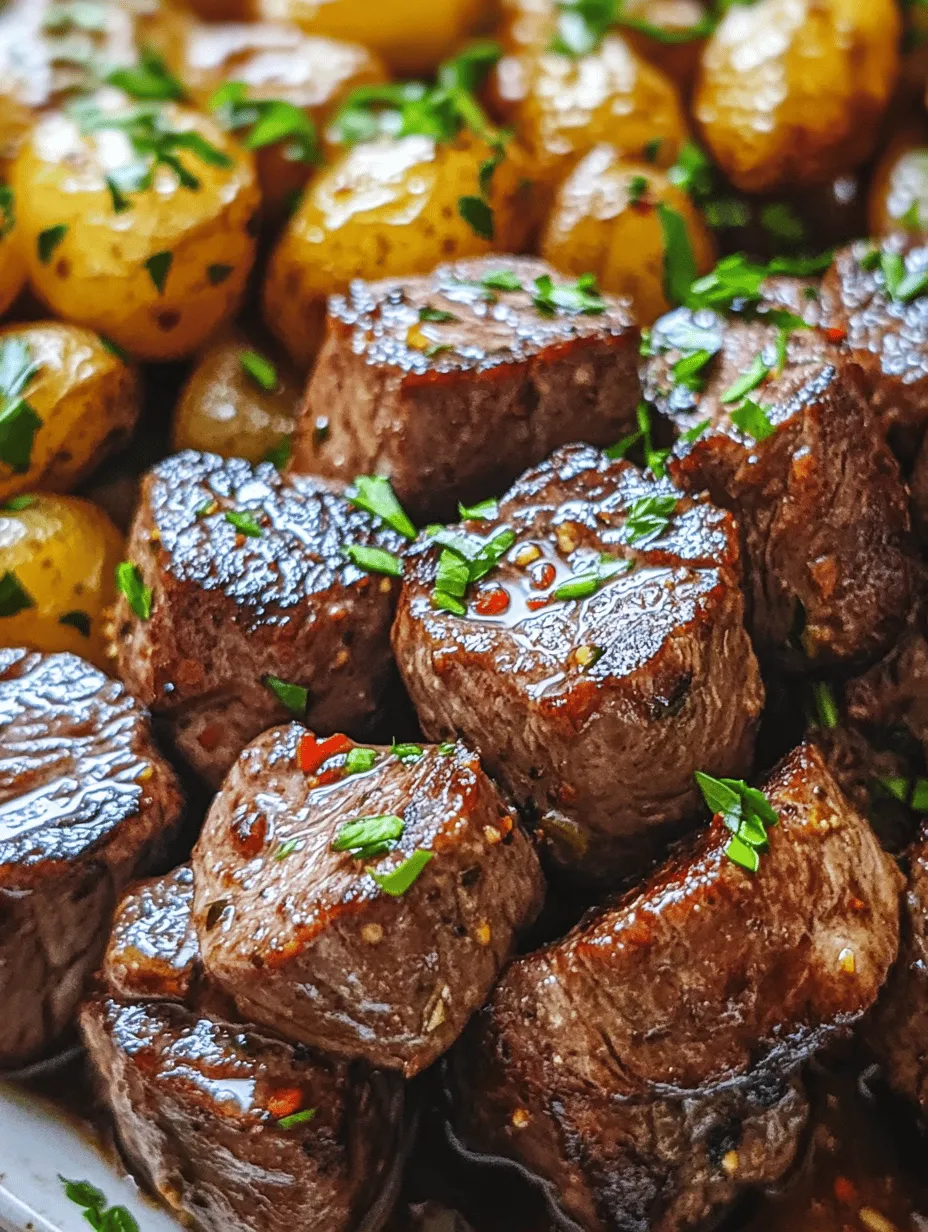 If you're searching for a dish that checks all the boxes for flavor, texture, and ease of preparation, look no further than savory garlic butter steak bites paired with crispy potatoes. This recipe is a celebration of rich, savory flavors and satisfying textures that come together to create a comforting meal perfect for any night of the week. Whether you're cooking for a special occasion or a simple weeknight dinner, this dish promises to impress with its mouthwatering aroma and delicious taste.