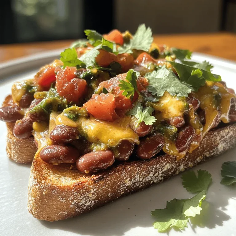 If you’re looking for a quick, nutritious, and satisfying meal that can be enjoyed at any time of the day, look no further than Cheesy Masala Beans on Toast. This delectable dish brings together the humble comfort of beans on toast with the vibrant, aromatic spices of Indian cuisine, creating an irresistible fusion that tantalizes the taste buds. Whether you’re in need of a hearty breakfast, a filling lunch, or a cozy dinner, this recipe checks all the boxes. With its rich flavors and creamy texture, Cheesy Masala Beans on Toast has become a favorite among food enthusiasts and is sure to become a staple in your kitchen.
