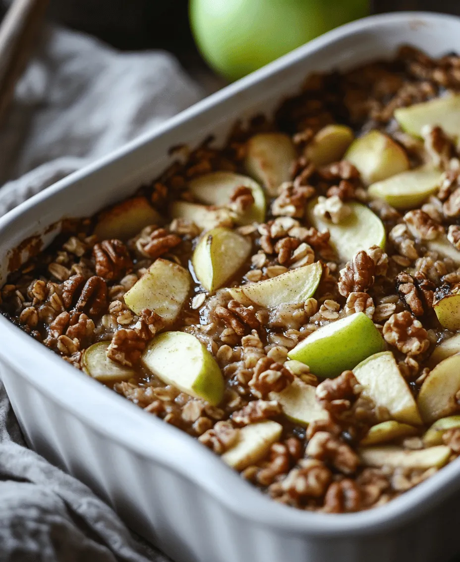 In today’s fast-paced world, starting your day with a nutritious breakfast is vital to maintaining energy and focus. A healthy breakfast sets the tone for the day, providing the necessary fuel to keep you alert and productive. One delightful option that checks all the boxes for a wholesome breakfast is the Irresistible Healthy Apple Oatmeal Breakfast Bake. This delicious recipe combines the goodness of oats and apples, making it perfect for busy mornings when you need something simple yet satisfying.