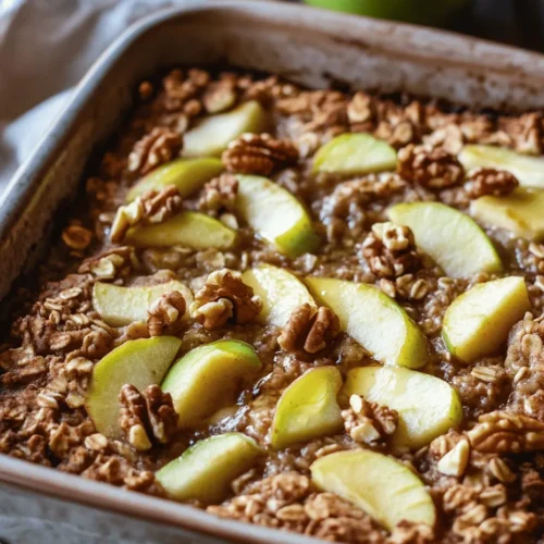 In today’s fast-paced world, starting your day with a nutritious breakfast is vital to maintaining energy and focus. A healthy breakfast sets the tone for the day, providing the necessary fuel to keep you alert and productive. One delightful option that checks all the boxes for a wholesome breakfast is the Irresistible Healthy Apple Oatmeal Breakfast Bake. This delicious recipe combines the goodness of oats and apples, making it perfect for busy mornings when you need something simple yet satisfying.