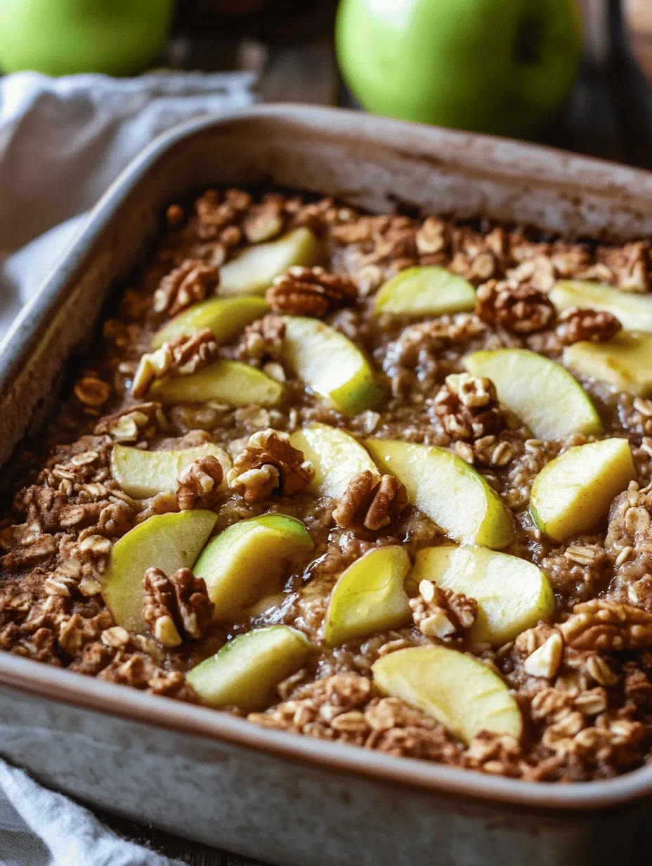 In today’s fast-paced world, starting your day with a nutritious breakfast is vital to maintaining energy and focus. A healthy breakfast sets the tone for the day, providing the necessary fuel to keep you alert and productive. One delightful option that checks all the boxes for a wholesome breakfast is the Irresistible Healthy Apple Oatmeal Breakfast Bake. This delicious recipe combines the goodness of oats and apples, making it perfect for busy mornings when you need something simple yet satisfying.