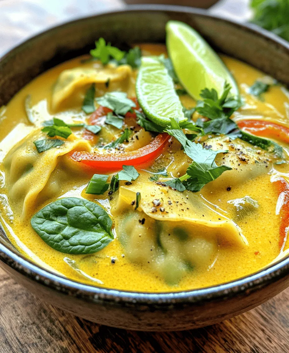 Curry Dumpling Delight Soup is not just a dish; it’s an experience that brings warmth and comfort with every spoonful. This delightful fusion soup is a harmonious blend of flavors and textures that captivates your taste buds while nourishing your body. What makes it truly special is the combination of homemade dumplings filled with vibrant vegetables and spices, enveloped in a rich, aromatic broth that is both creamy and satisfying.