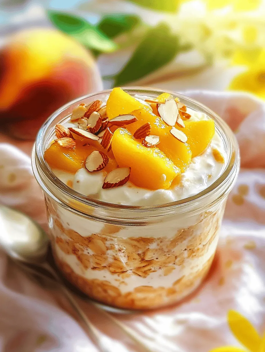 In today's fast-paced world, breakfast often gets overlooked, yet it remains one of the most important meals of the day. Overnight oats have emerged as a beloved solution for those seeking a nutritious, convenient, and delicious breakfast option. This no-cook meal not only saves time in the morning but also allows for a great deal of creativity in flavor and texture. Among the myriad of ways to enjoy overnight oats, the combination of peaches with wholesome ingredients stands out as a refreshing and healthful choice.