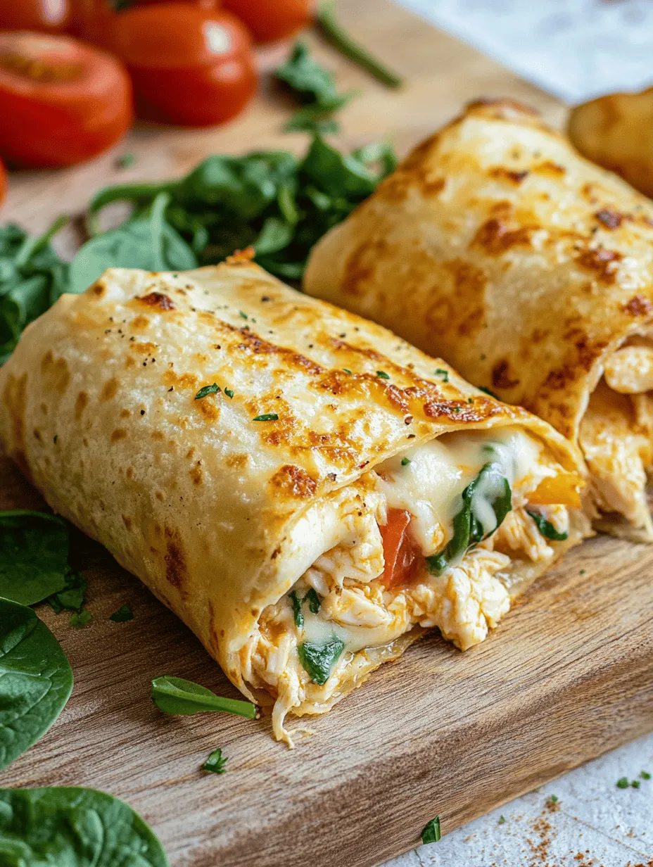 To create the perfect Cheesy Garlic Chicken Wraps, understanding the role of each ingredient is essential. Each component contributes to the overall flavor and texture of the dish, making it important to choose quality ingredients for the best results.