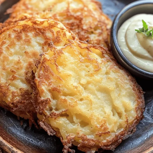 German cuisine is a treasure trove of hearty, comforting dishes that reflect the country's rich cultural heritage. Among the most beloved of these dishes is the crispy potato pancake, known as "Reibekuchen" or "Kartoffelpuffer." These delightful golden-brown treats are not just a staple in German households; they are also a quintessential feature at festive markets and family gatherings, capturing the essence of comfort food that warms the heart and soul.