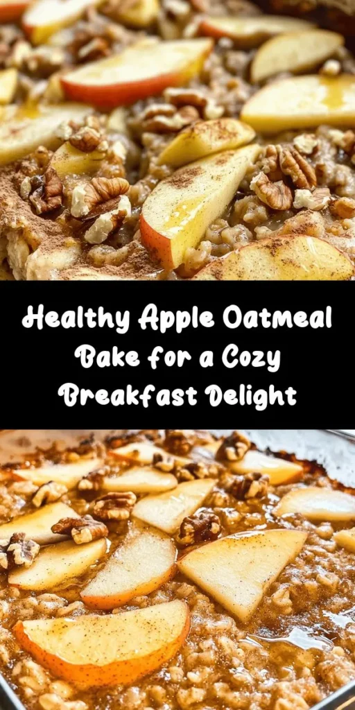 Start your day on a healthy note with this irresistible Healthy Apple Oatmeal Breakfast Bake! Made with wholesome ingredients like rolled oats, fresh apples, and almond milk, this dish is not only nutritious but also bursting with flavor. Sweetened naturally with honey or maple syrup and spiced with cinnamon and nutmeg, it’s perfect for meal prep. Enjoy warm with your favorite toppings like nuts or dried fruits—delicious and satisfying!