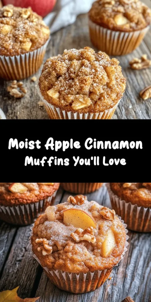 Indulge in the warmth of fall with these irresistible moist apple cinnamon muffins! Made with fresh diced apples and a hint of cinnamon, they're perfect for breakfast or an afternoon treat. This easy recipe combines simple ingredients like flour, butter, and buttermilk, ensuring a fluffy and delicious bite every time. Top with a sprinkle of cinnamon sugar for that extra crunch. Bake a batch and enjoy the delightful aroma wafting through your kitchen!
