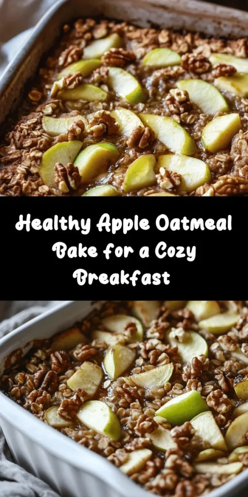 Start your mornings right with this irresistible healthy apple oatmeal breakfast bake! Packed with rolled oats, sweet apples, and a hint of cinnamon, this delightful recipe is perfect for meal prep or a cozy brunch. Simply mix your wet and dry ingredients, bake until golden, and enjoy warm slices drizzled with maple syrup. With optional nuts and dried fruit, you can easily customize it to your taste. Dive into a nutritious and delicious start to your day!